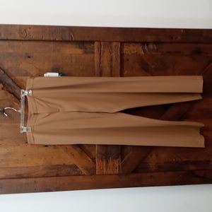 Nine West Caramel Elyse Stretch Dress Pants Womens Size 12